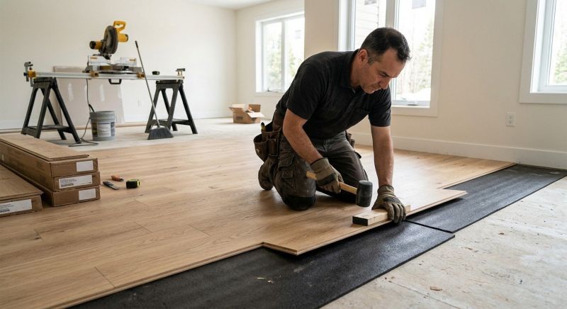 Engineered Wood Installation in Porter, TX