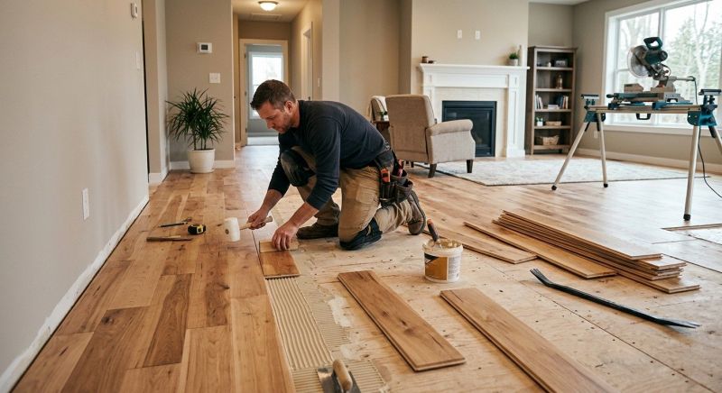 Engineered Wood Installation in Porter, TX