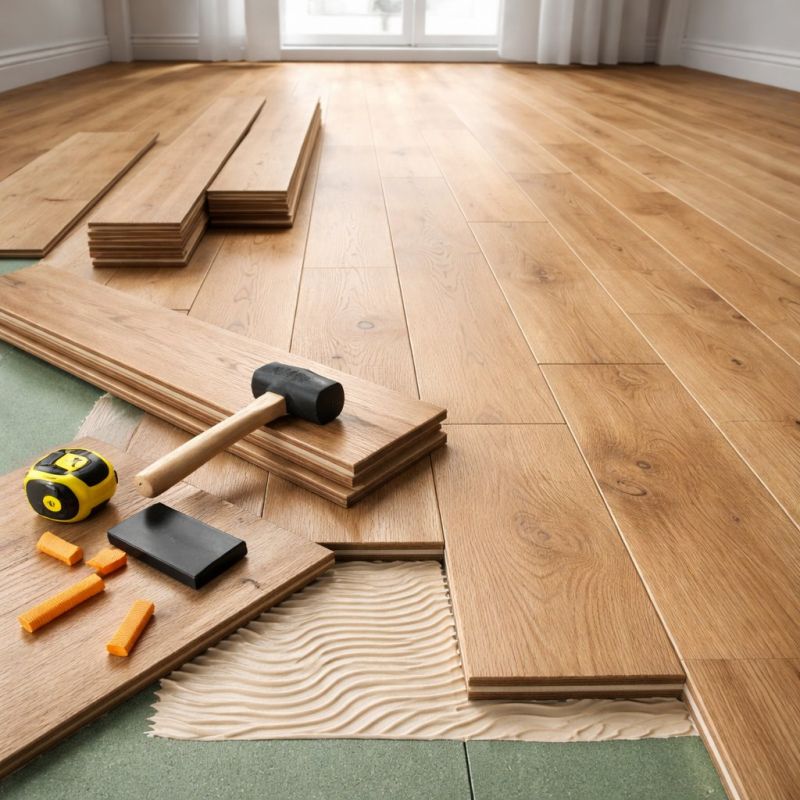Engineered Wood Installation in Porter, TX