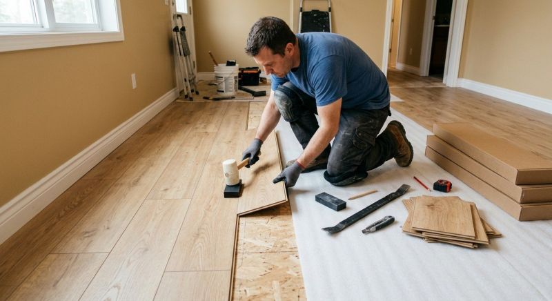 Laminate Floor Installation in Highlands, TX