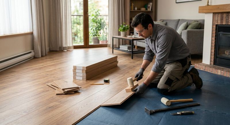 Laminate Floor Installation in Tomball, TX