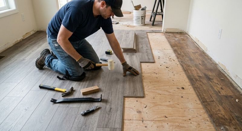 Laminate Floor Replacement in Porter, TX