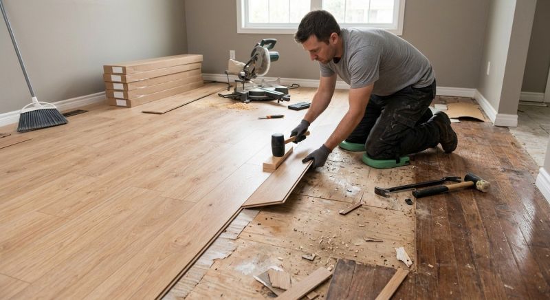 Laminate Floor Replacement in Porter, TX
