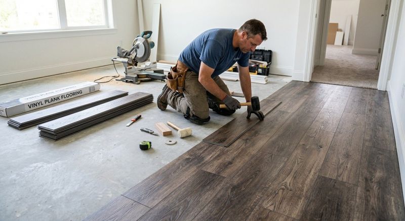 Linoleum Floor Installation in Conroe, TX