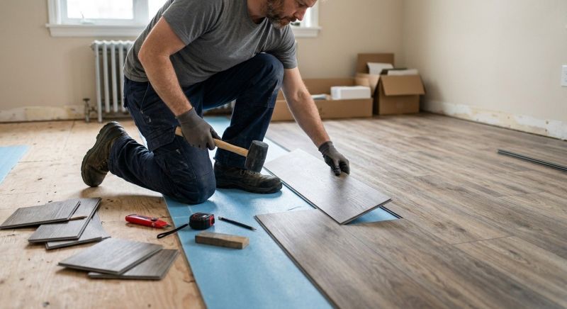 Linoleum Floor Installation in Crosby, TX