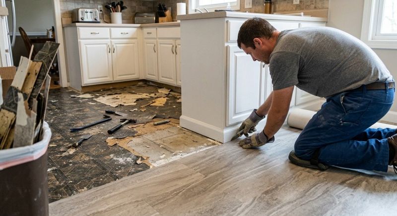Linoleum Floor Installation in New Caney, TX