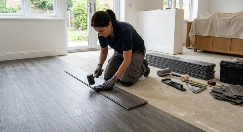 Luxury Vinyl Tile Installation in Porter, TX