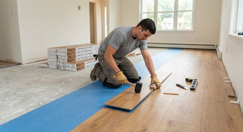 Lvt Flooring Installation in Spring, TX