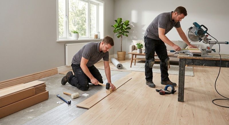 Plank Laminate Installation in Porter, TX