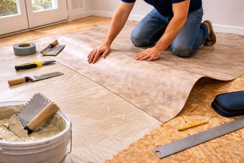 Sheet Flooring Installation in Crosby, TX