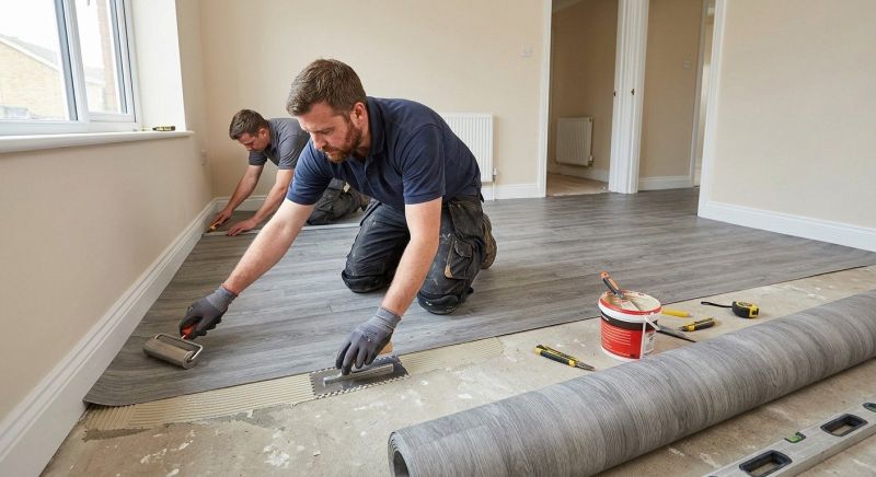 Sheet Flooring Installation in Dayton, TX
