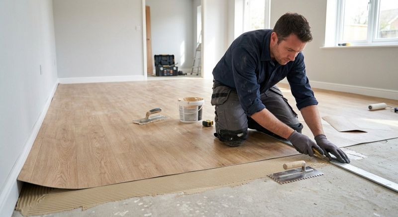Sheet Flooring Installation in Spring, TX