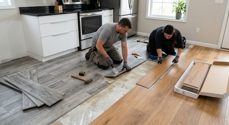 Vinyl Floor Replacement in Porter, TX
