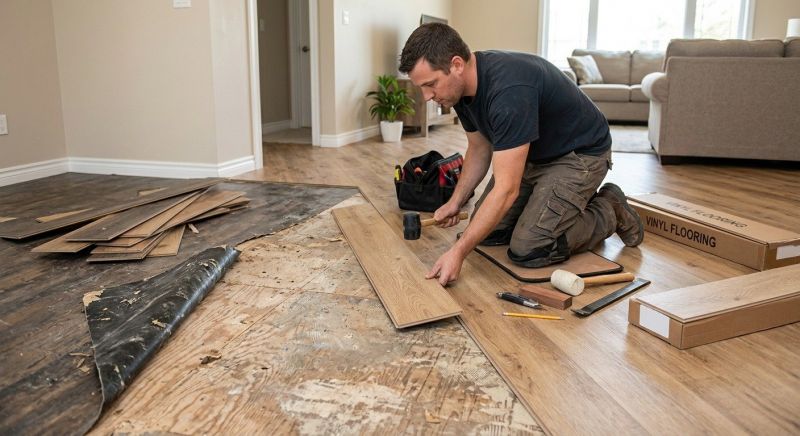 Vinyl Flooring Installation in Dayton, TX